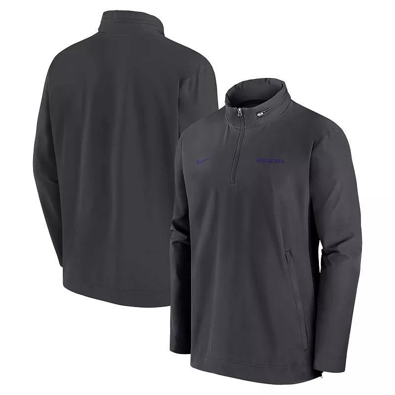 Men's Nike Purple TCU Horned Frogs 2024 Sideline Coach Quarter-Zip Hoodie Jacket,  Product Image