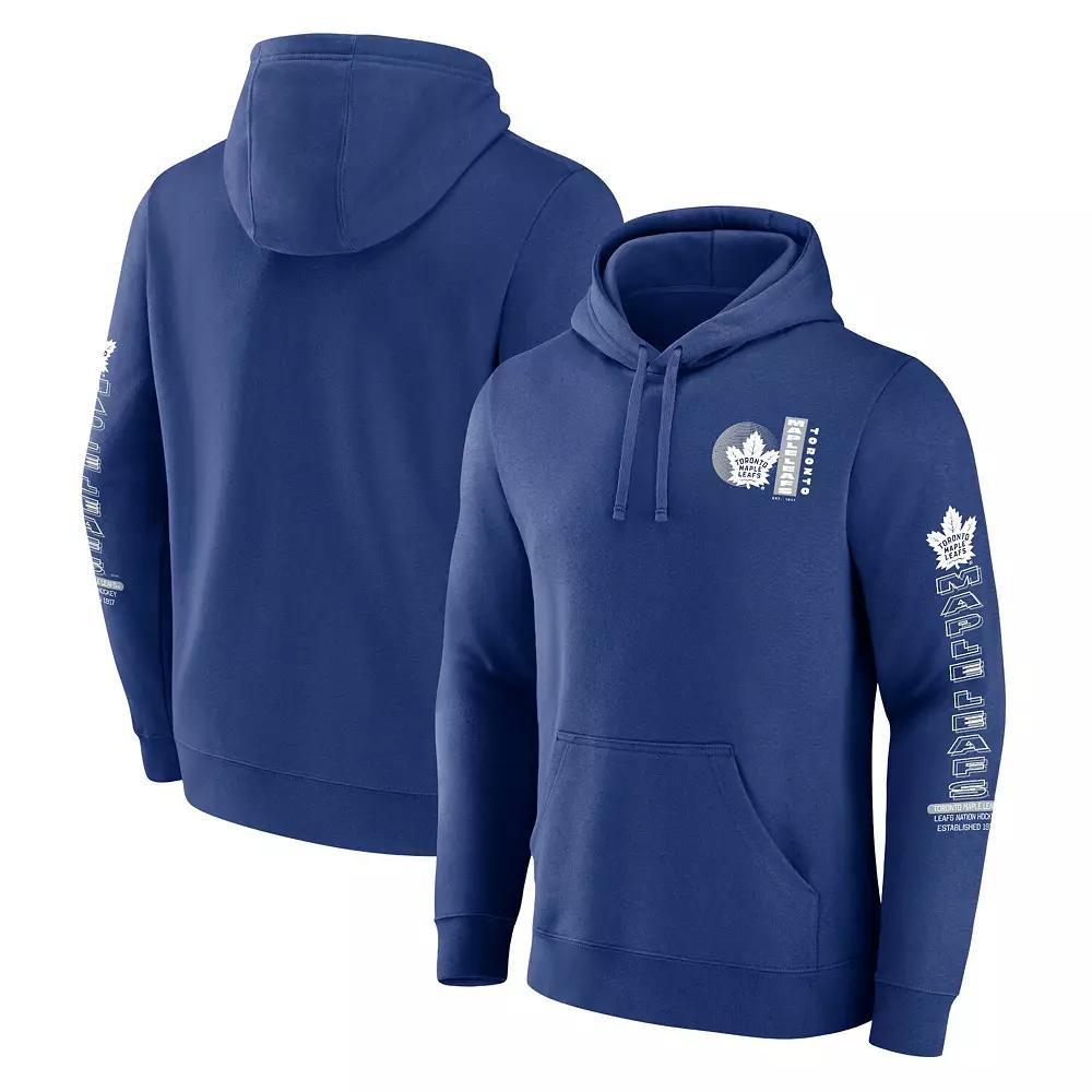 Men's Fanatics Blue Toronto Maple Leafs Revolution Pullover Hoodie, Size: XL, Mpl Blue Product Image