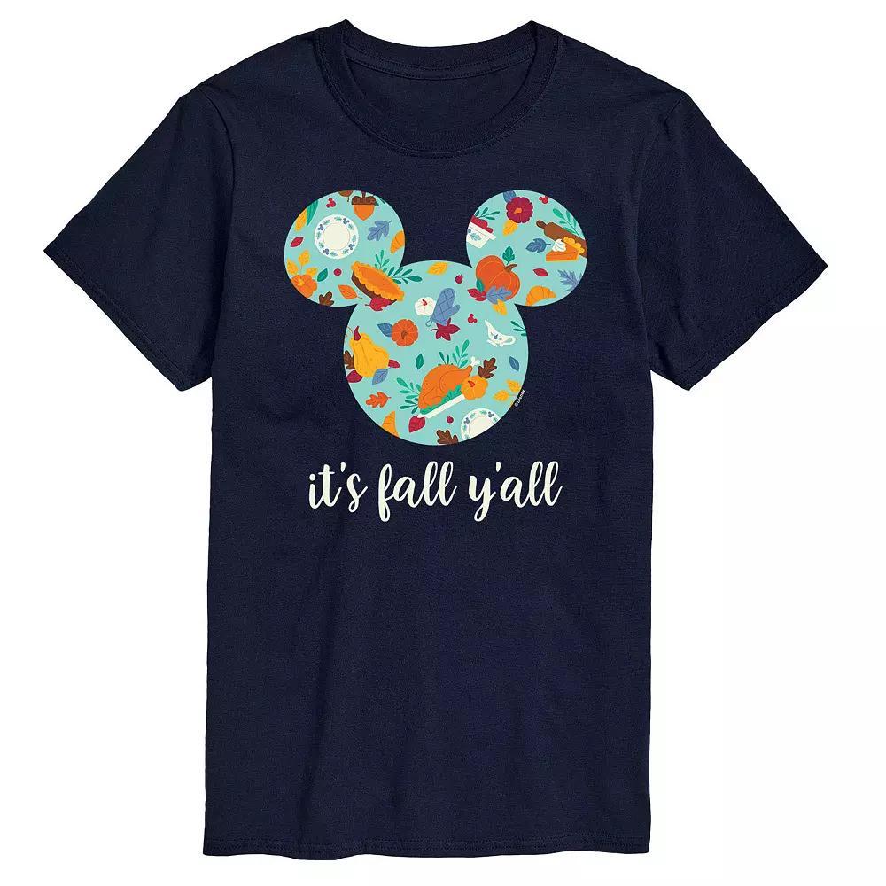 Disney's Mickey Mouse Men's It's Fall Y'all Tee Graphic Tee,  Product Image