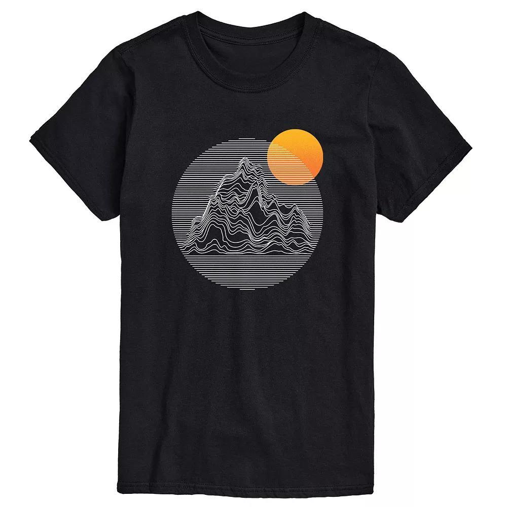 Men's Line Art Mountain Tee,  Product Image
