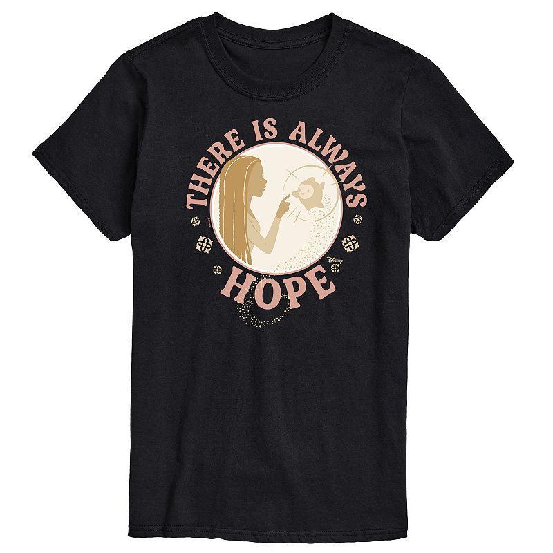 Disney's Wish Asha and Star Men's There Is Always Hope Graphic Tee, Size: XXL, Blue Product Image