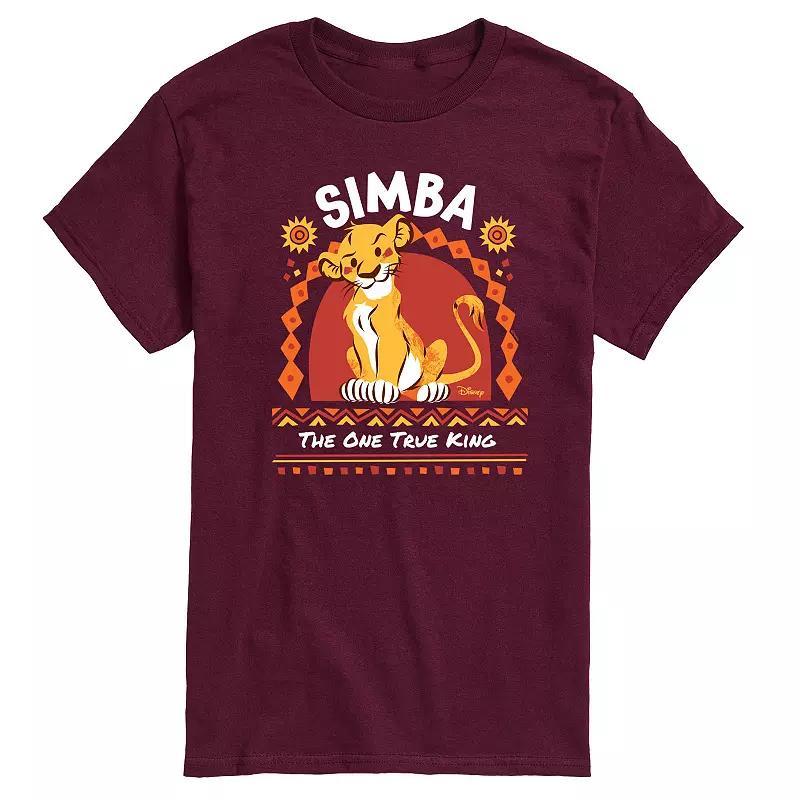 Disney's The Lion King Simba Men's One True King Graphic Tee,  Product Image