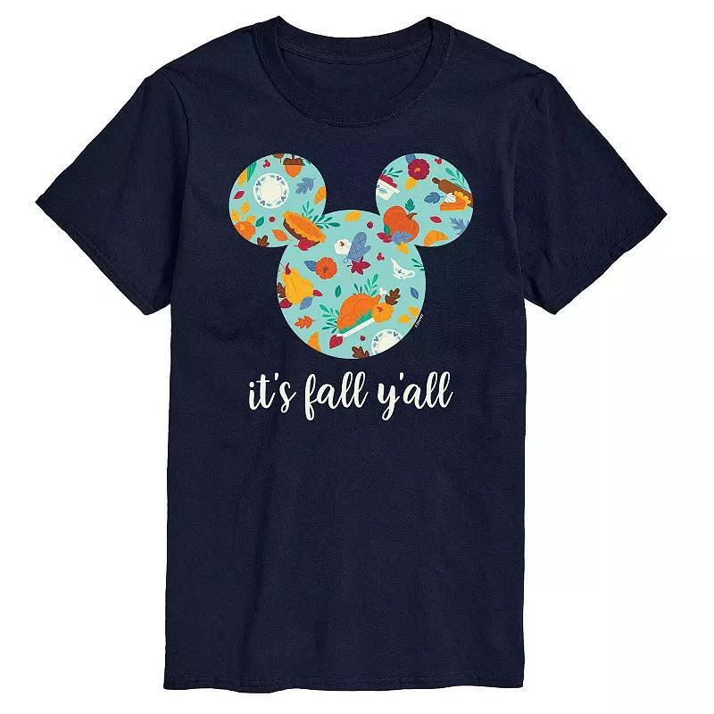 Disney's Mickey Mouse Men's It's Fall Y'all Tee Graphic Tee,  Product Image