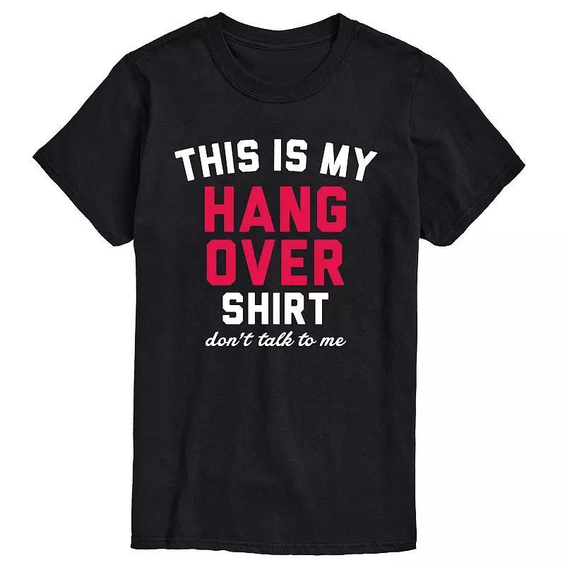 Big & Tall This Is My Hangover Shirt Graphic Tee, Men's, Size: 6XB, Black Product Image