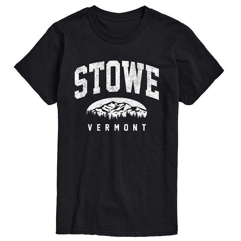 Men's Stowe Vermont Graphic Tee, Size: Large, Black Product Image