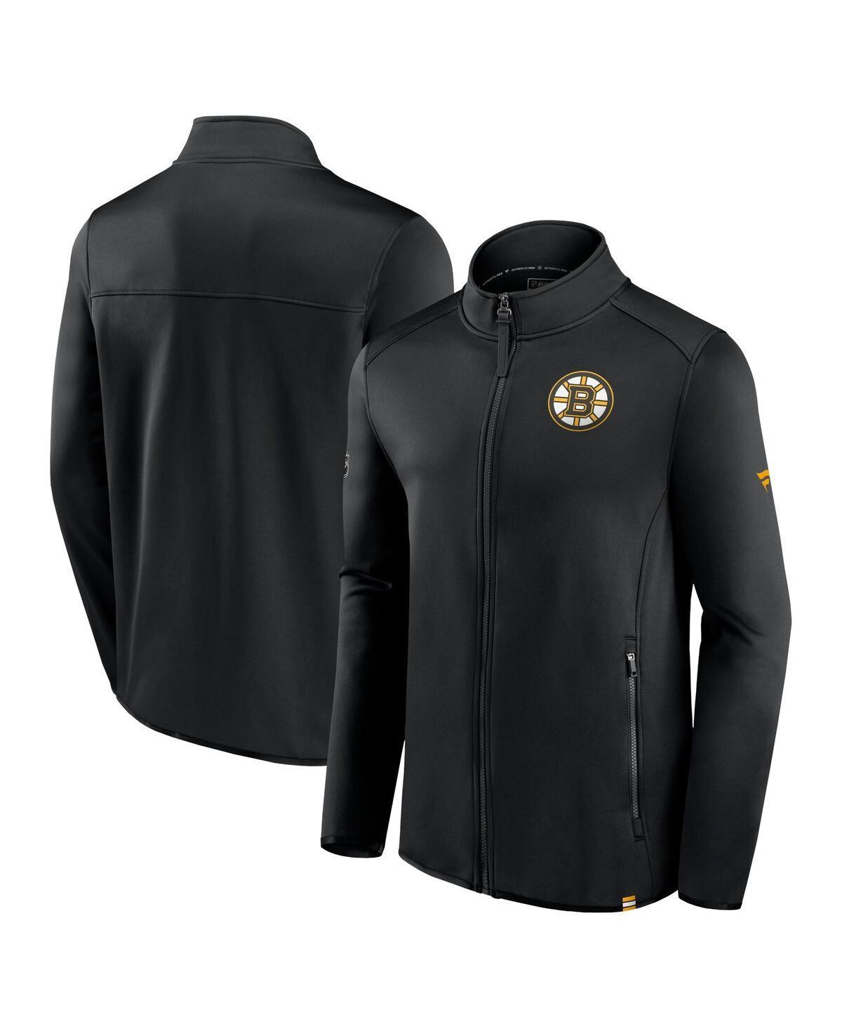 Men's Fanatics Branded  Black Boston Bruins Authentic Pro Full-Zip Jacket, Size: XL Product Image