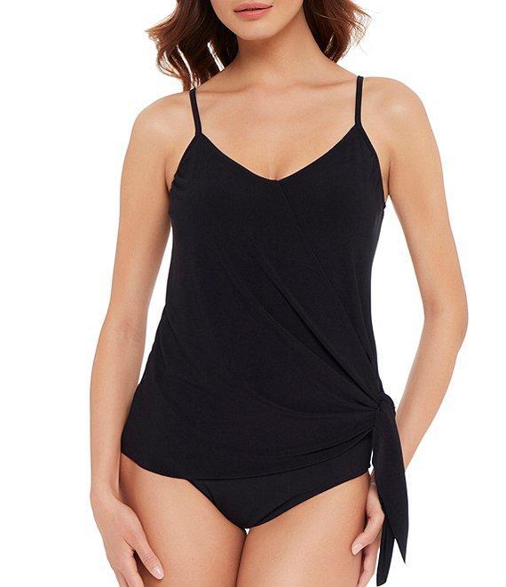 Magicsuit Solid Jersey Brief Shirred Swim Bottom Product Image