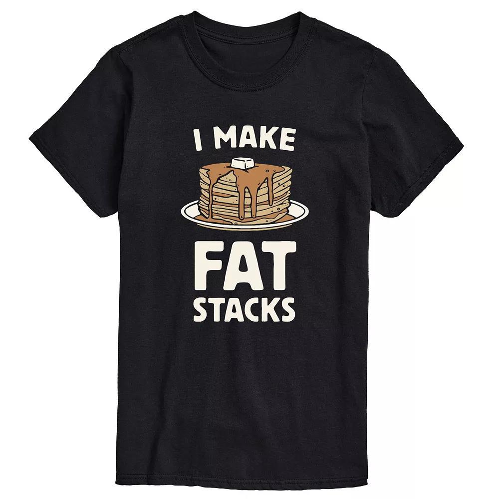 Men's I Make Fat Stacks Pancakes Tee,  Product Image