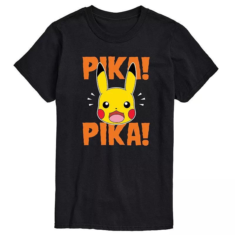 Big & Tall Pokemon Pika Pika Tee, Men's,  Product Image