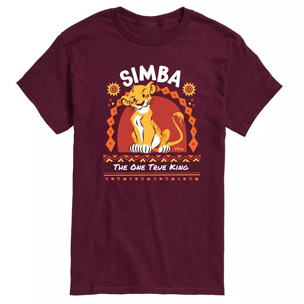 Disney's The Lion King Simba Men's One True King Graphic Tee,  Product Image