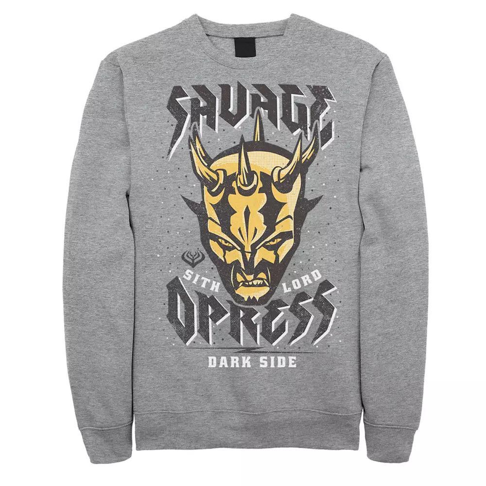 Men's Star Wars: Clone Wars Savage Opress Dark Side Portrait Sweatshirt,  Product Image
