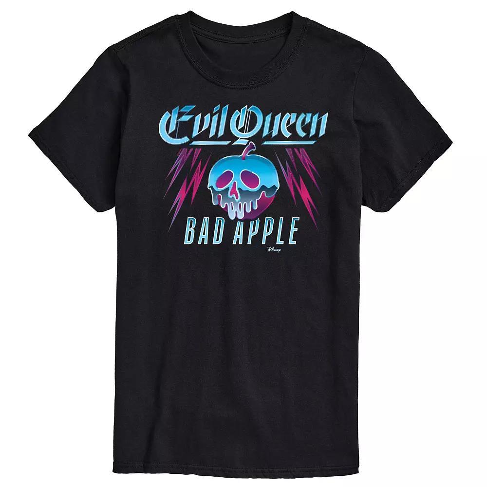 Disney Villains Snow White Evil Queen Men's Bad Apple Graphic Tee, Size: Large, Black Product Image