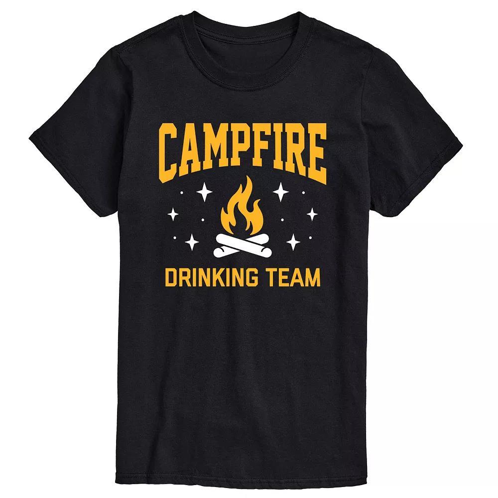 Big & Tall Campfire Drinking Team Graphic Tee, Men's,  Product Image