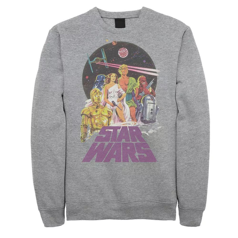 Big & Tall Star Wars Group Shot Battle Logo Sweatshirt, Men's,  Product Image