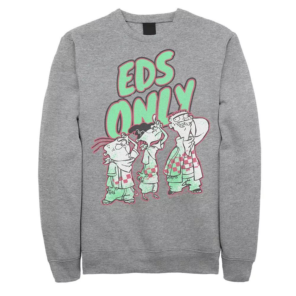 Men's Ed, Edd & Eddy Sweatshirt, Size: Small, Athletic Grey Product Image