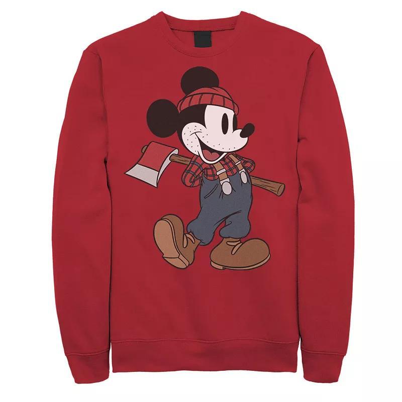 Disneys Mickey Mouse Mens Lumberjack Outfit Sweatshirt Product Image