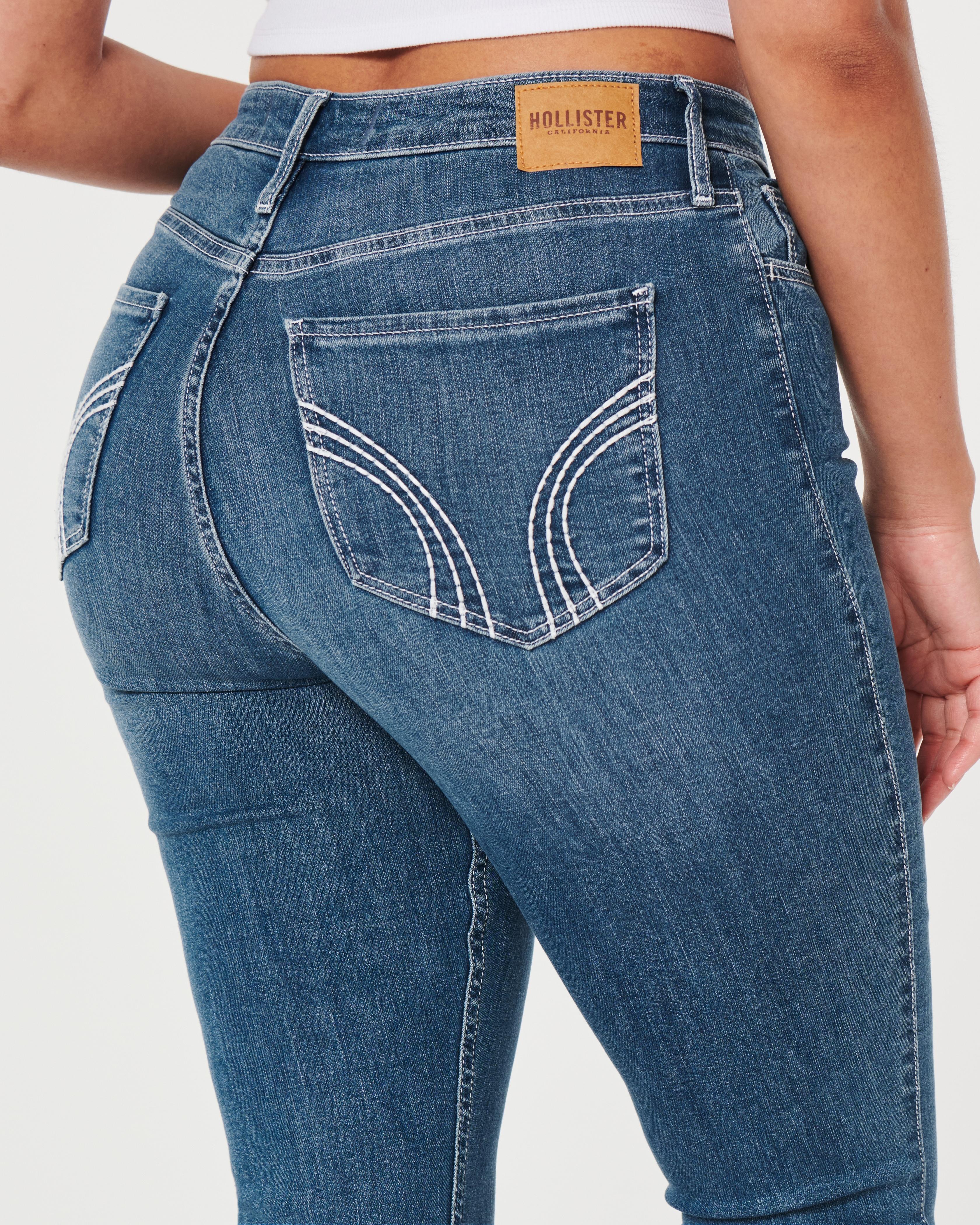 Curvy High-Rise Medium Wash Vintage Flare Jeans Product Image