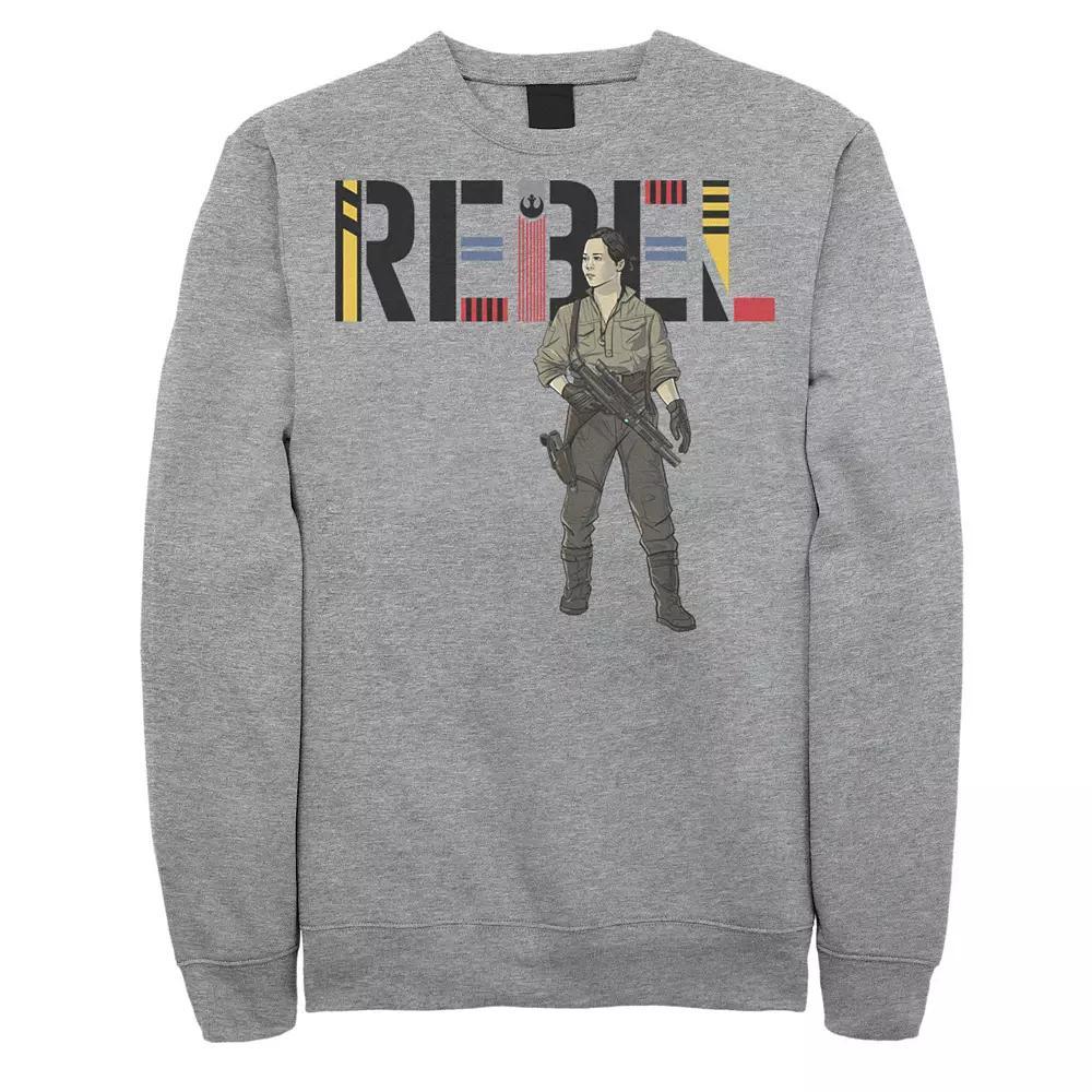 Men's Star Wars The Rise of Skywalker Rebel Rose Sweatshirt,  Product Image