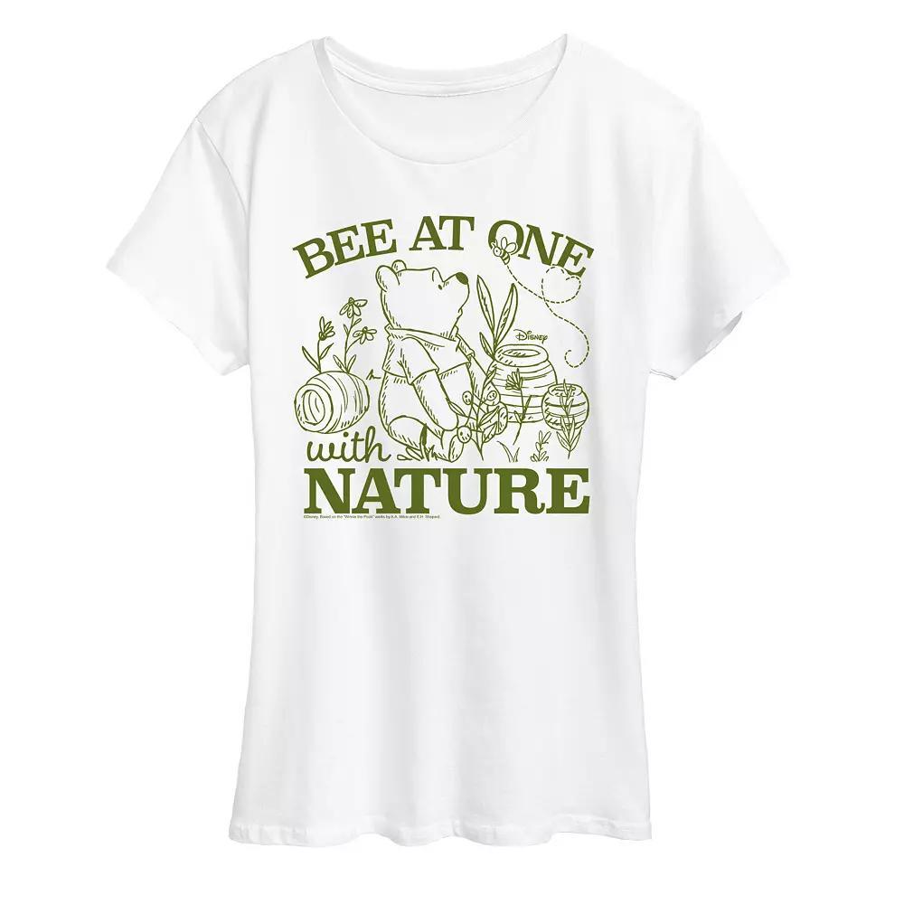Disney's Winnie The Pooh Women's Nature Graphic Tee,  Product Image