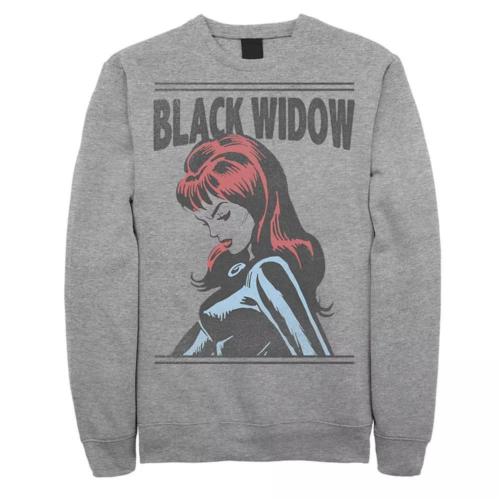 Men's Marvel Widow Simple Sweatshirt,  Product Image