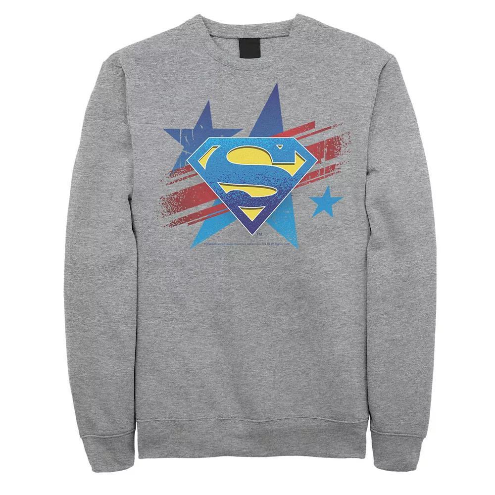 Men's DC Comics Superman Stars And Stripes Chest Logo Sweatshirt,  Product Image
