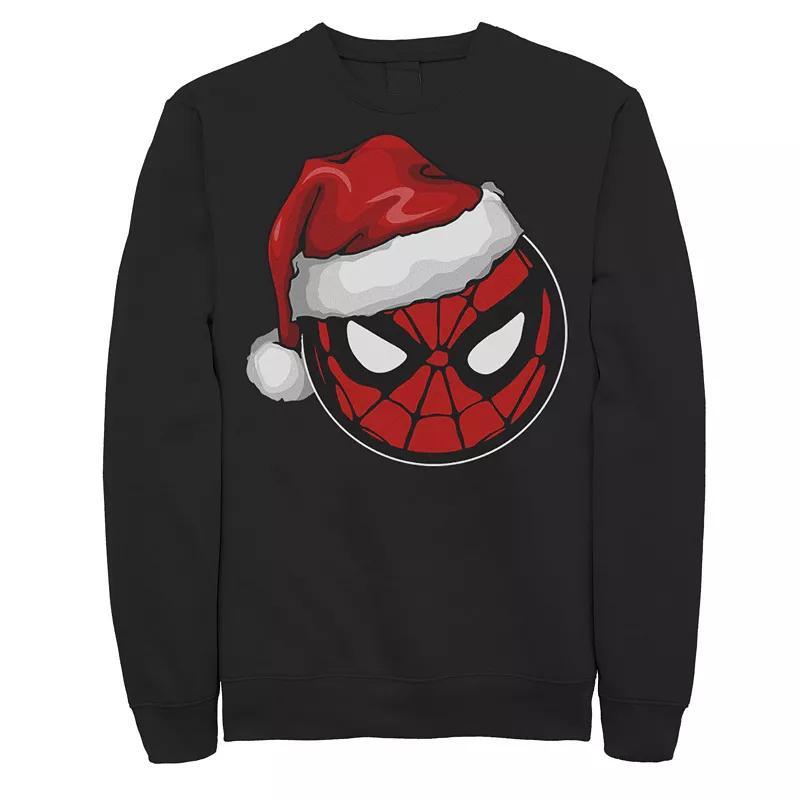 Mens Marvel Spider-Man Emblem Santa Hat Fleece Product Image