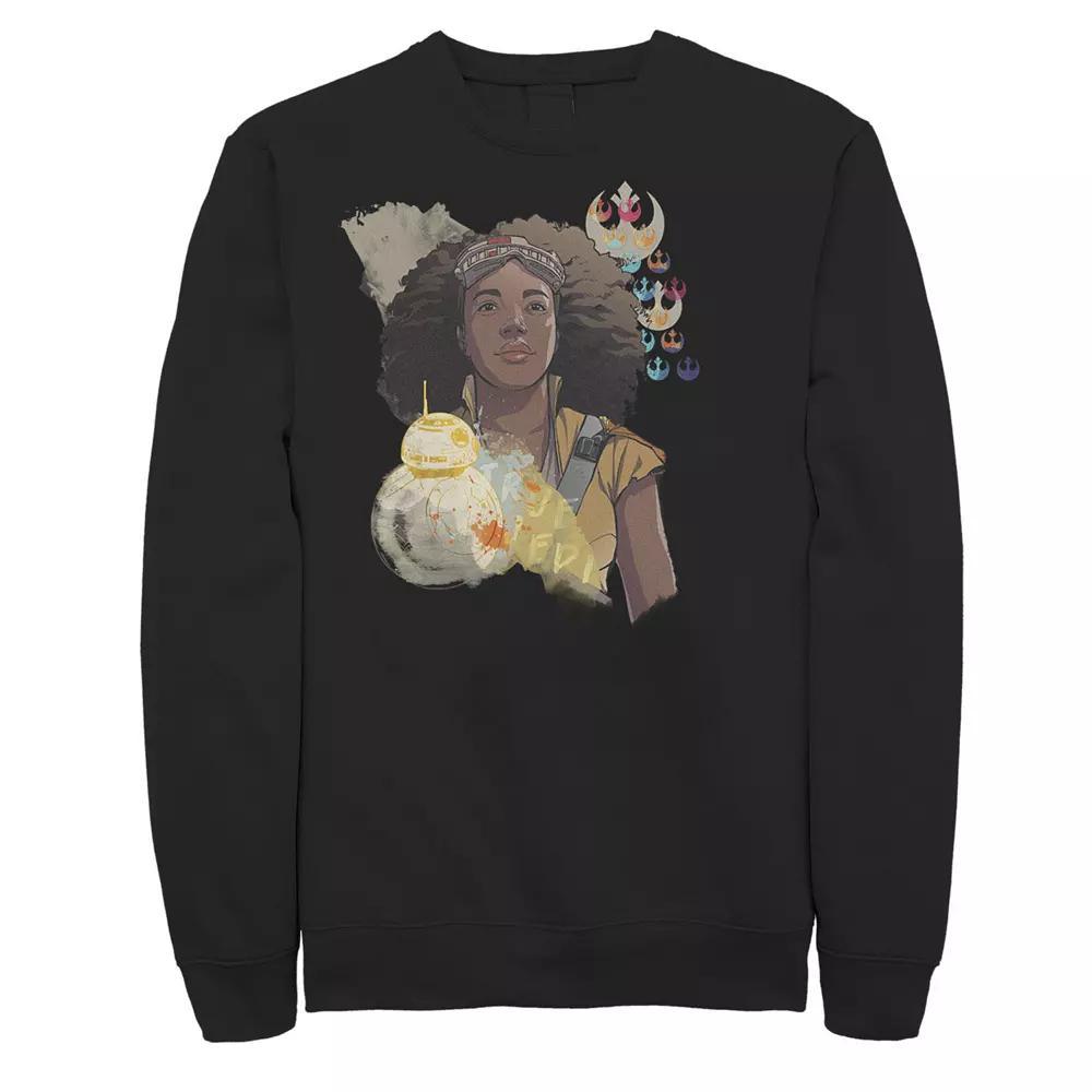 Men's Star Wars The Rise of Skywalker Jannah Brushstroke Fleece,  Product Image