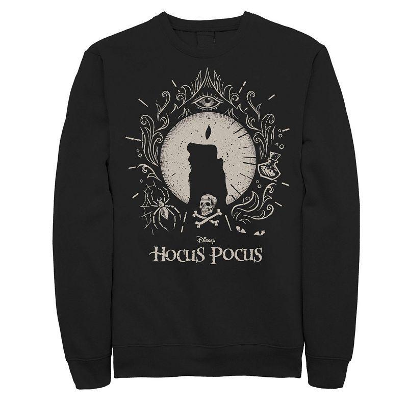 Men's Hocus Pocus Black Flame Silhouette Sweatshirt, Size: XXL Product Image