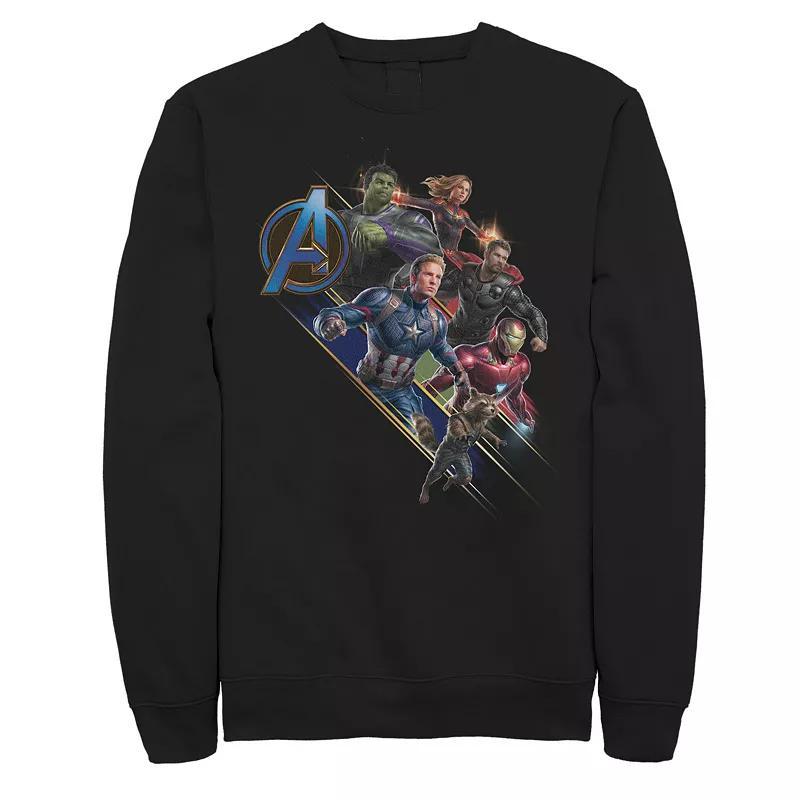 Men's Marvel Avengers Endgame Assembled Team Group Shot Tee, Size: XXL, Black Product Image