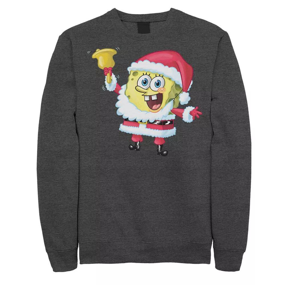 Men's Spongebob Squarepants Santa Claus Sponge Christmas Sweatshirt,  Product Image