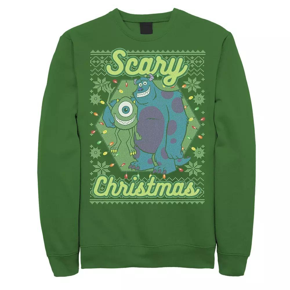 Disney / Pixar's Monsters, Inc. Men's Scary Christmas Fleece, Size: XL, Kelly Product Image