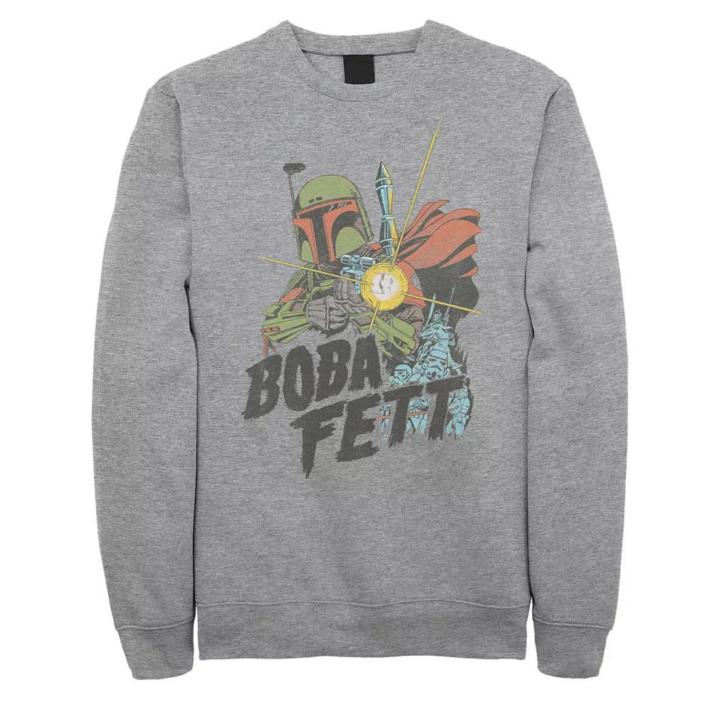 Men's Star Wars Boba Fett Retro Portrait Sweatshirt,  Product Image
