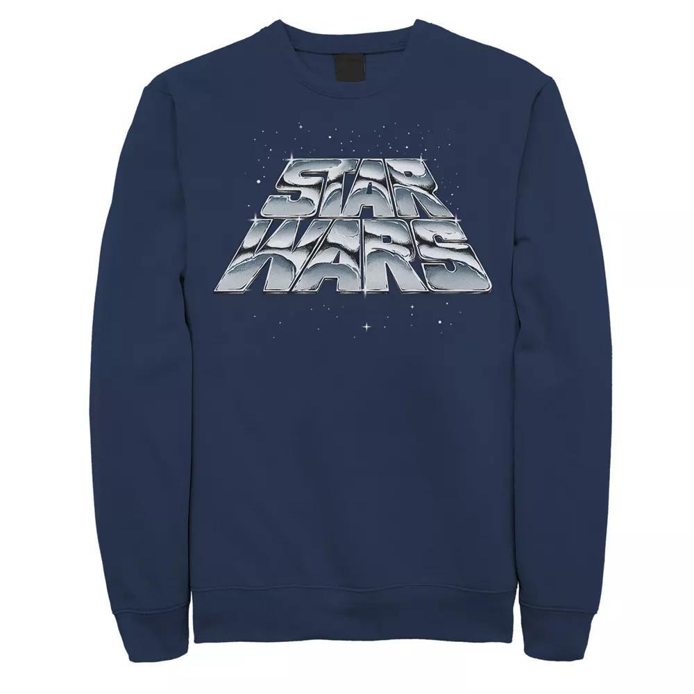 Disney's Star Wars Men's Slanting Chrome Logo Fleece,  Product Image