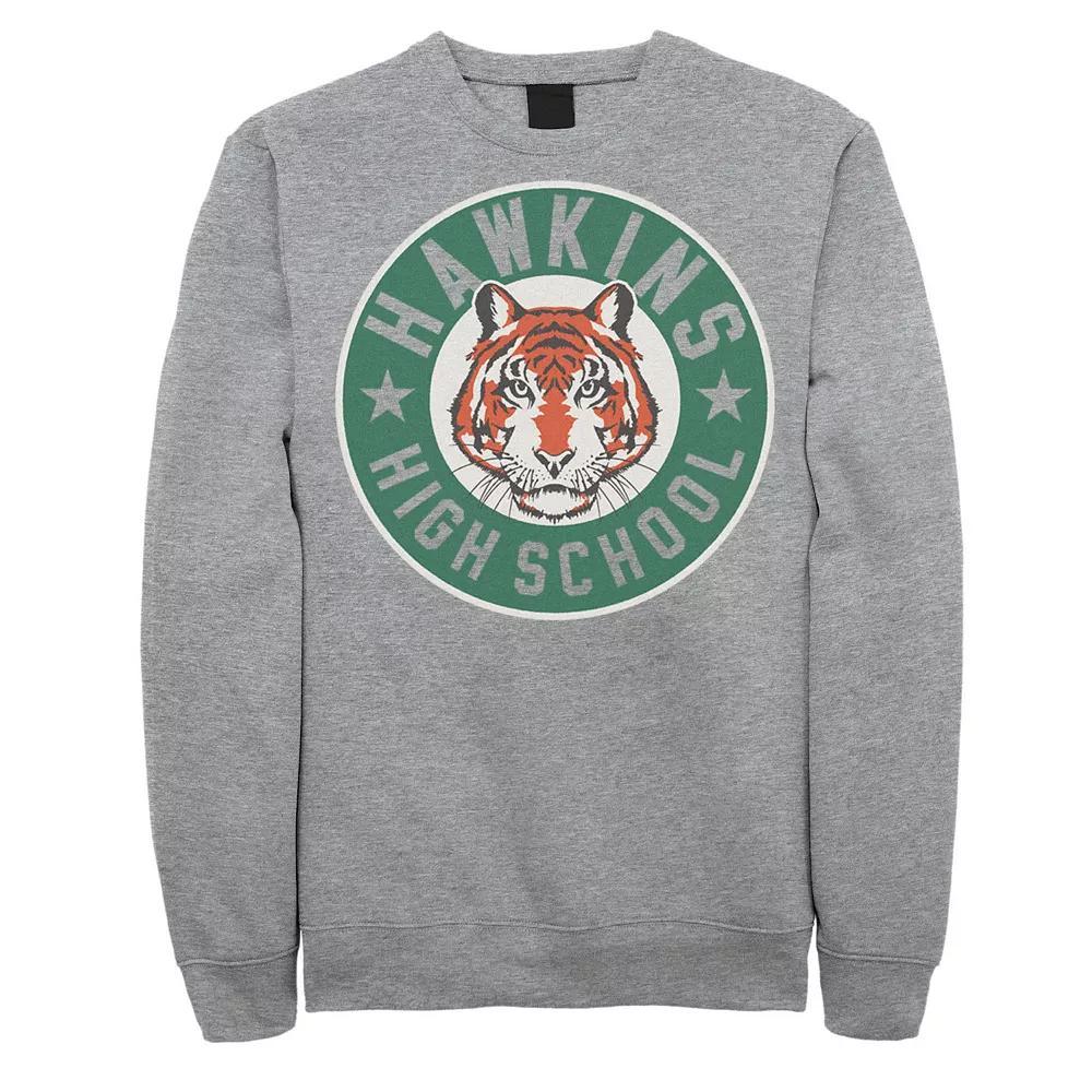 Men's Netflix Stranger Things Hawkins High School Logo Sweatshirt,  Product Image