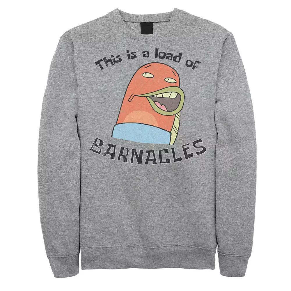 Men's SpongeBob This Is A Load Of Barnacles Quote Sweatshirt,  Product Image