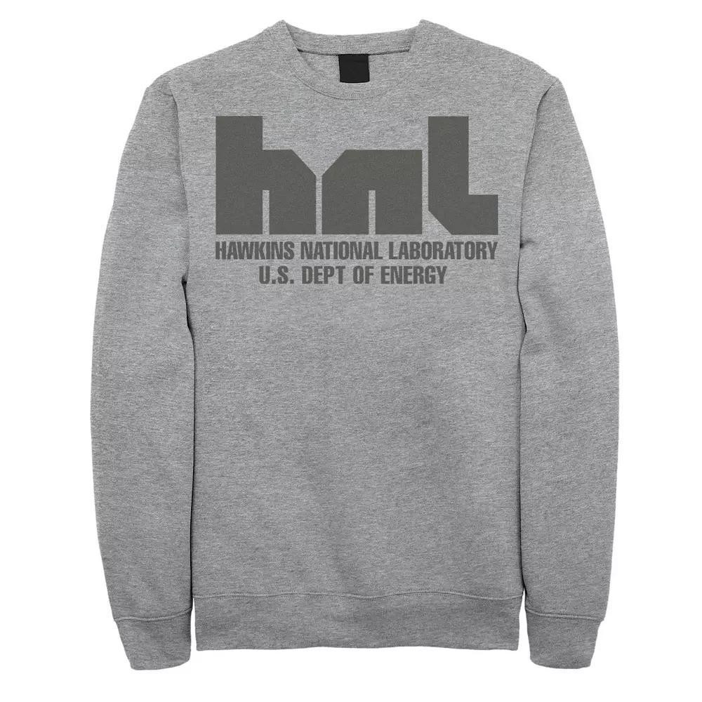 Men's Stranger Things HNL Hawkins National Laboratory Logo Sweatshirt,  Product Image