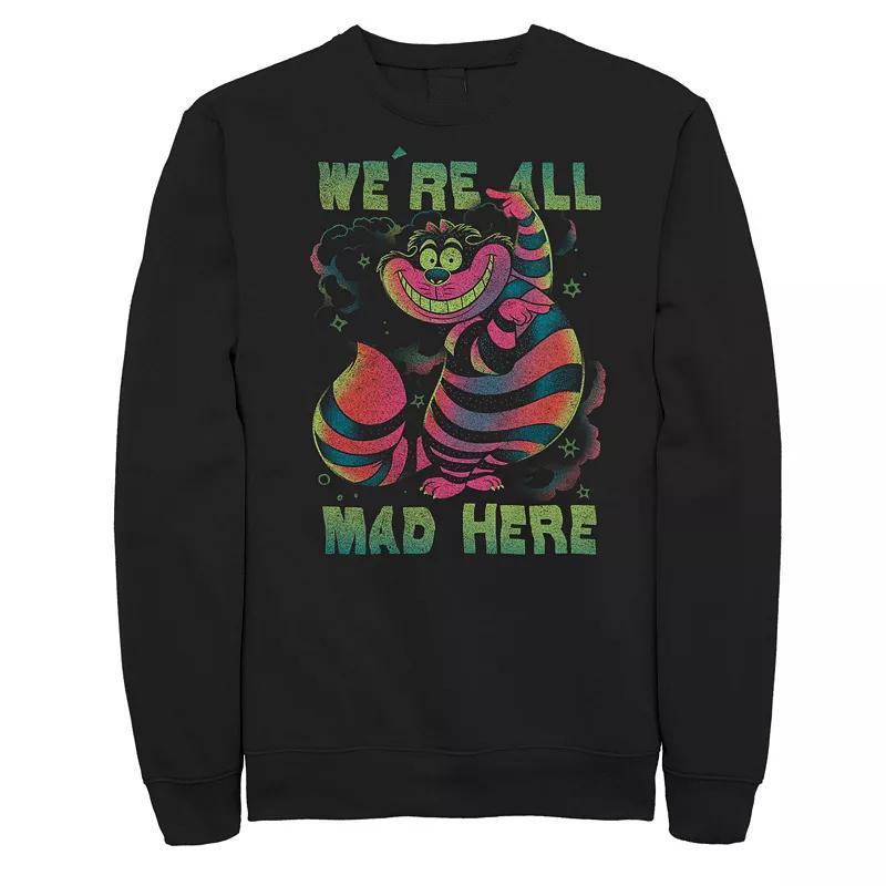 Men's Disney Princess And The Frog Neon Tarot Card Sweatshirt, Size: Small, Black Product Image