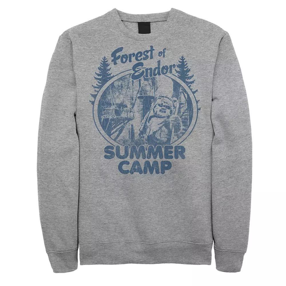 Men's Star Wars Endor Camp Sweatshirt, Size: XL, Athletic Grey Product Image