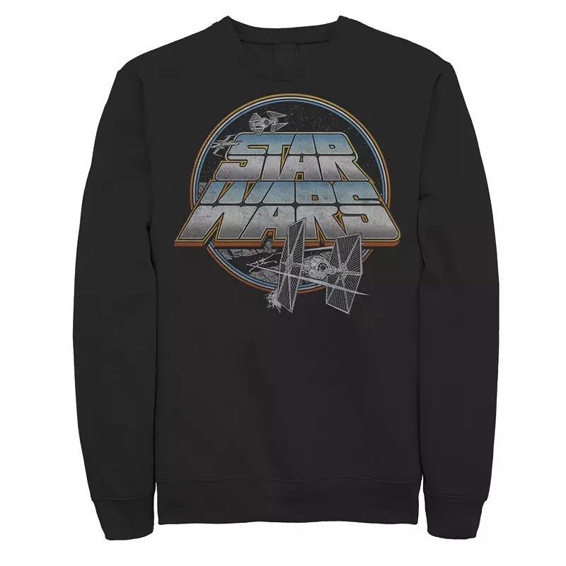 Mens Star Wars Retro Tie Fighter Logo Sweatshirt Product Image