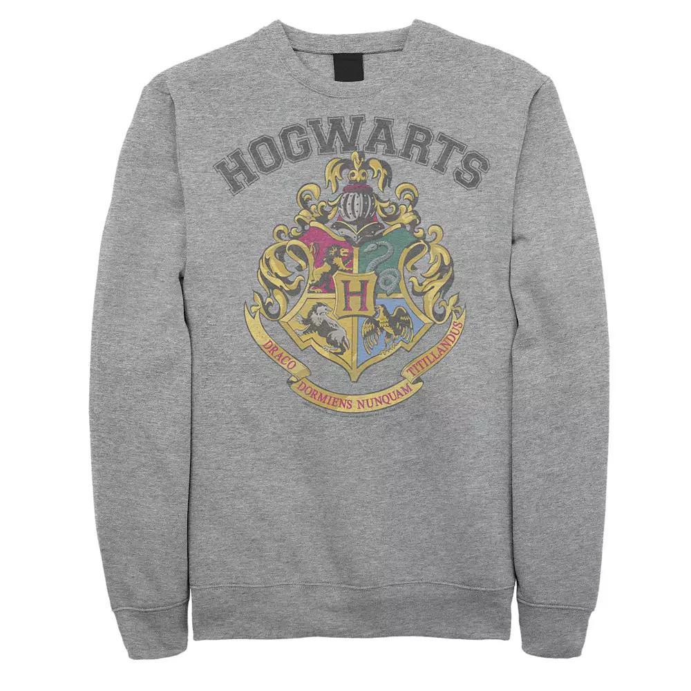 Big & Tall Harry Potter Vintage Logo Graphic Fleece Pullover, Men's, Size: 3XL, Athletic Grey Product Image