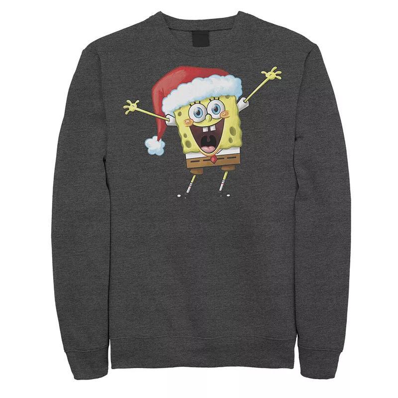 Mens Nickelodeon Spongebob Squarepants One Happy Sponge Holiday Fleece Product Image