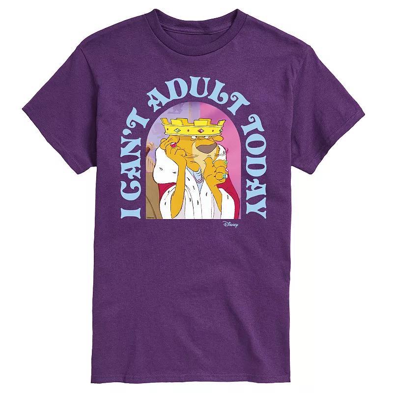 Disney's Robin Hood Prince John Men's Graphic Tee, Size: XXL, Purple Product Image