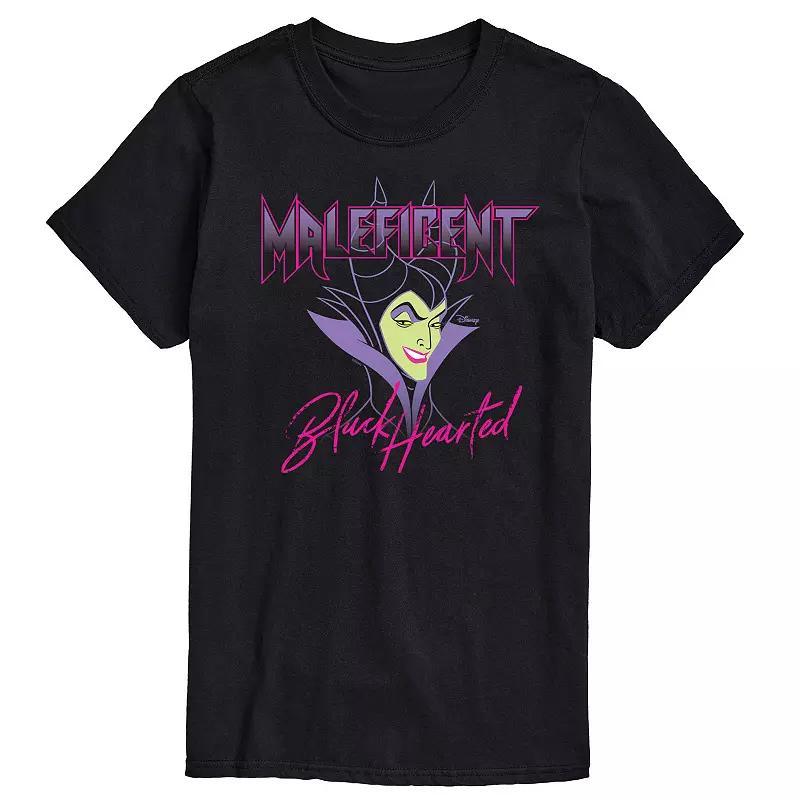 Disney Villains Maleficent Men's Black Hearted Graphic Tee,  Product Image