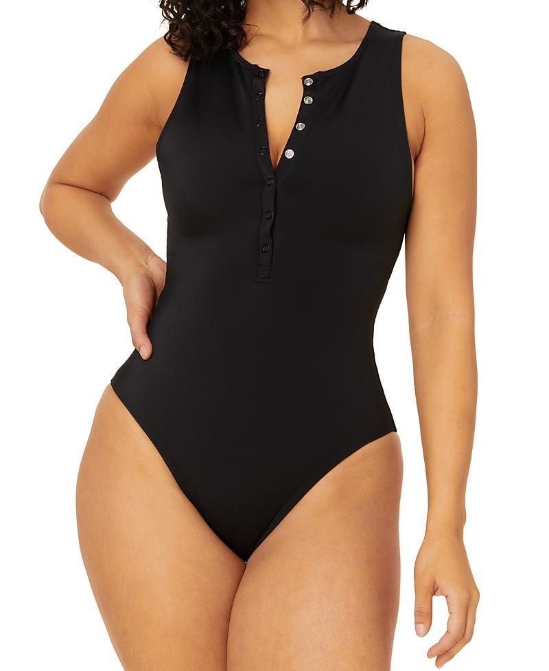 Andie Womens Malibu Snap Front One Piece Swimsuit Product Image