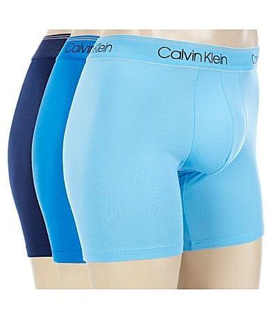 Calvin Klein Underwear Micro Stretch 3-Pack Boxer Briefs Black L Product Image