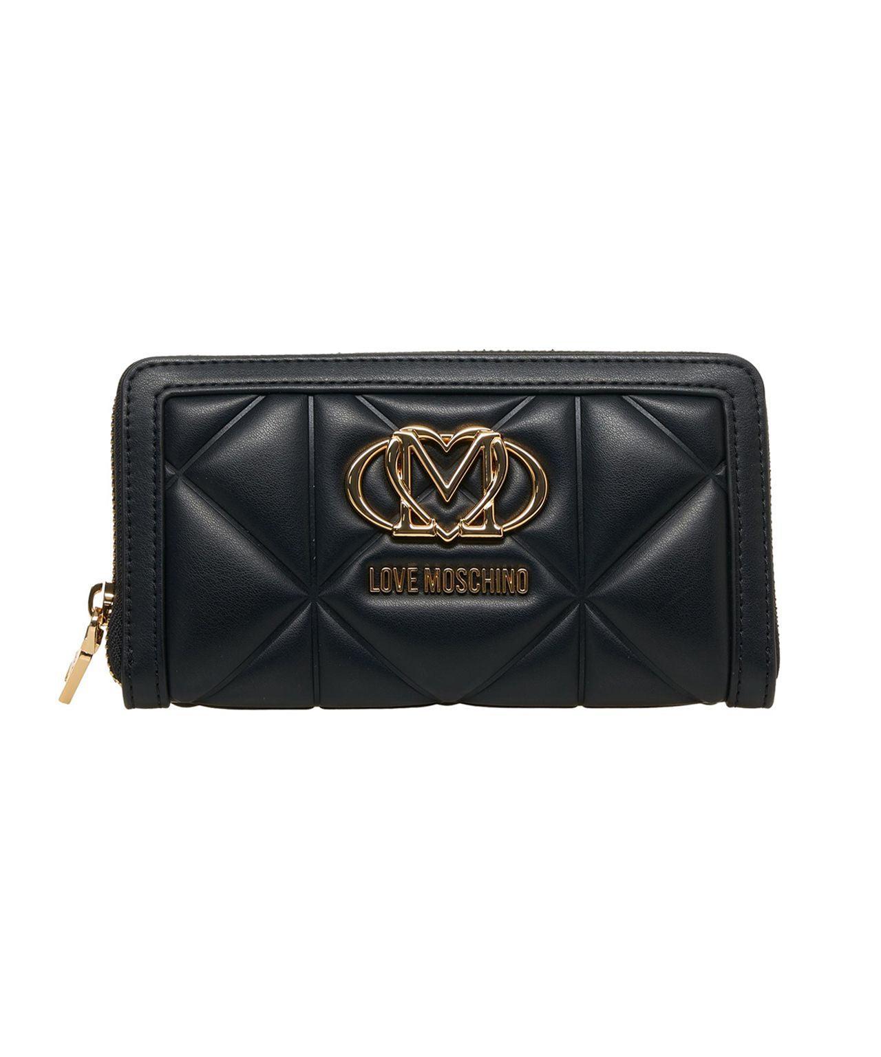 Quilted wallet with logo Product Image