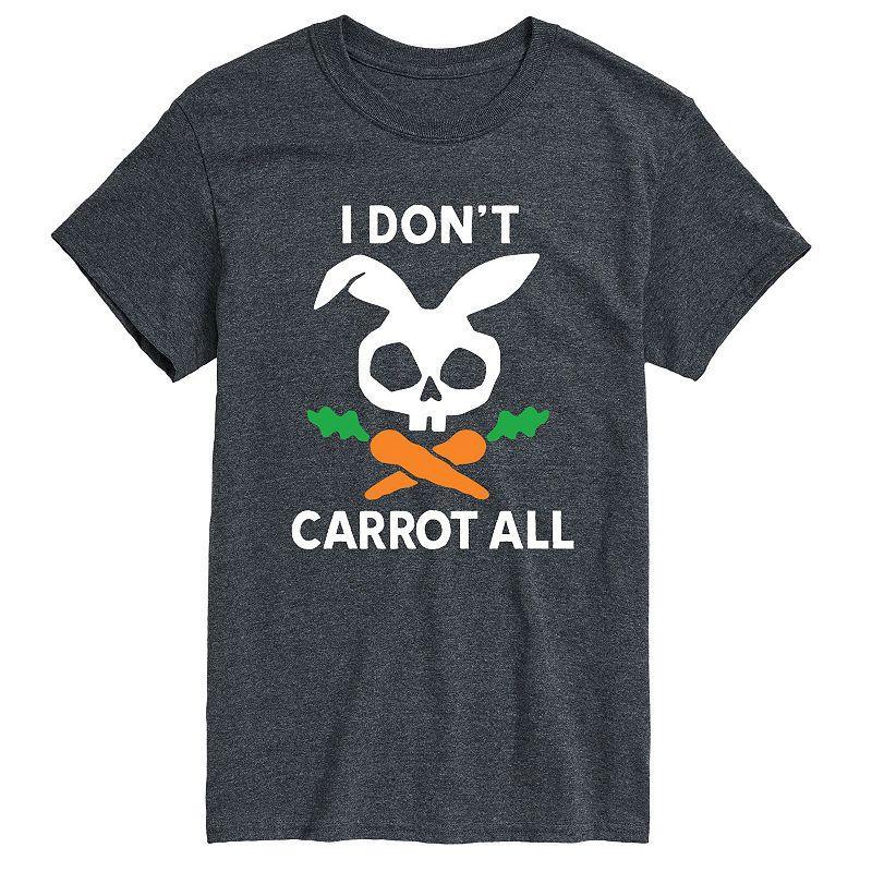 Big & Tall I Don't Carrot All Tee, Men's, Size: 4XB, Gray Product Image