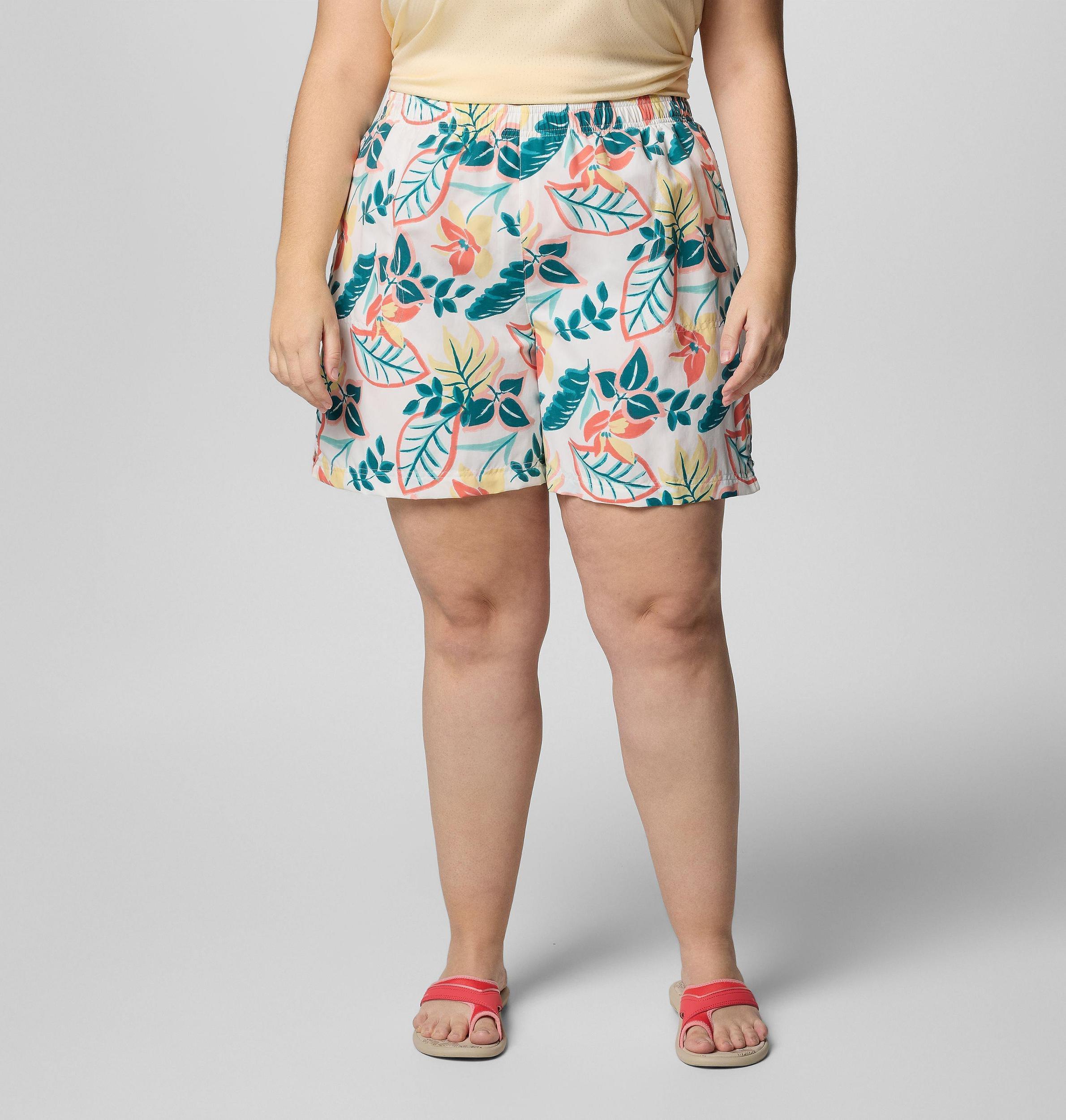 Columbia Womens Sandy River Printed Shorts III - Plus Size- Product Image