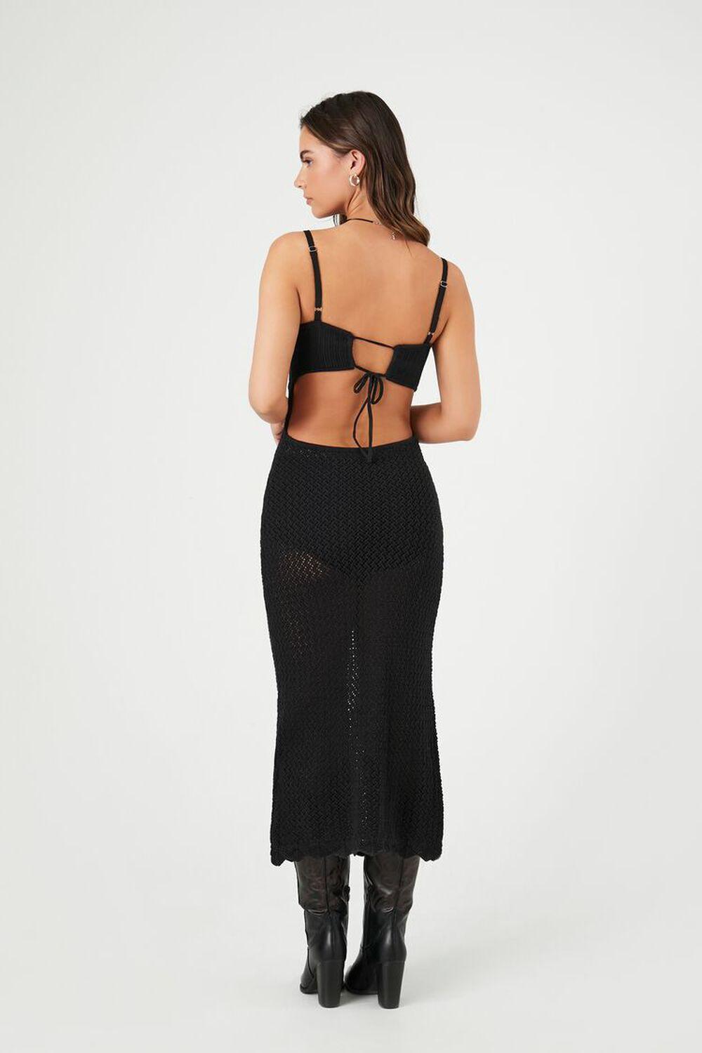 Cutout Crochet Cami Sweater Dress | Forever 21 Product Image