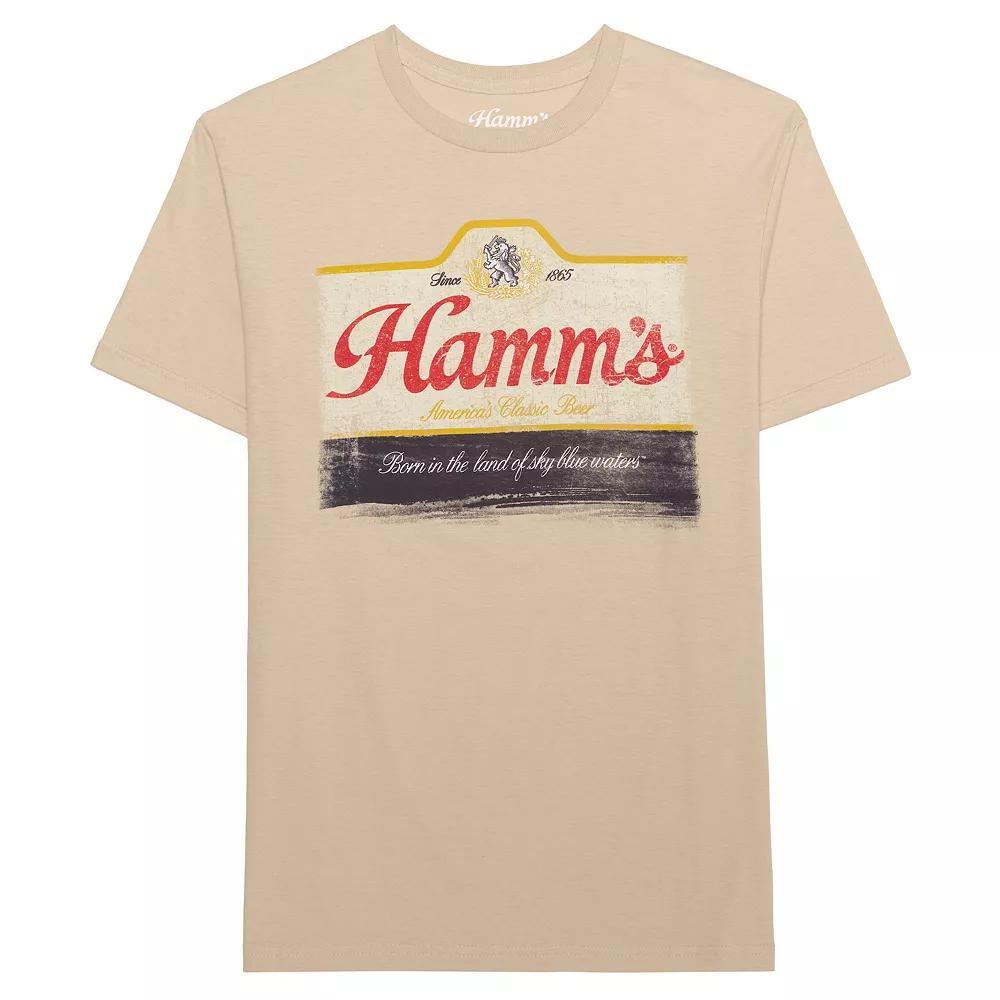 Men's Hamm's Label Graphic Tee, Size: XL, Brown Product Image